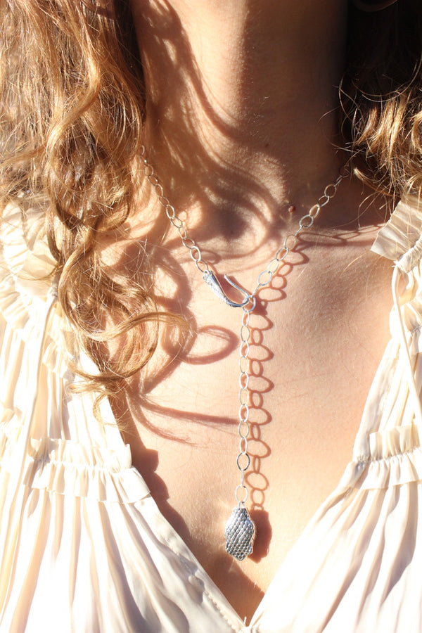 Harvest Snake Lariat Necklace / Handmade by Ivry Belle Jewelry