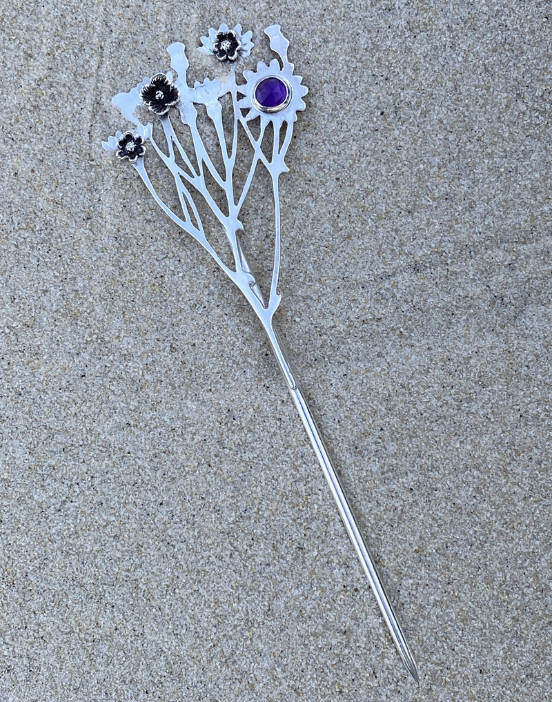 Floral Meadow Hair Pin