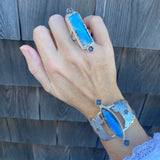 Harvest Moon Sea Love Labradorite Ring / Handmade by Ivry Belle Jewelry