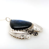 Harvest Moon Sea Love Labradorite Necklace / Handmade by Ivry Belle Jewelry