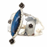 Harvest Moonflower Sea Love Labradorite Bracelet / Handmade by Ivry Belle Jewelry