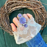 Wampum Ring with Daisy Flowers