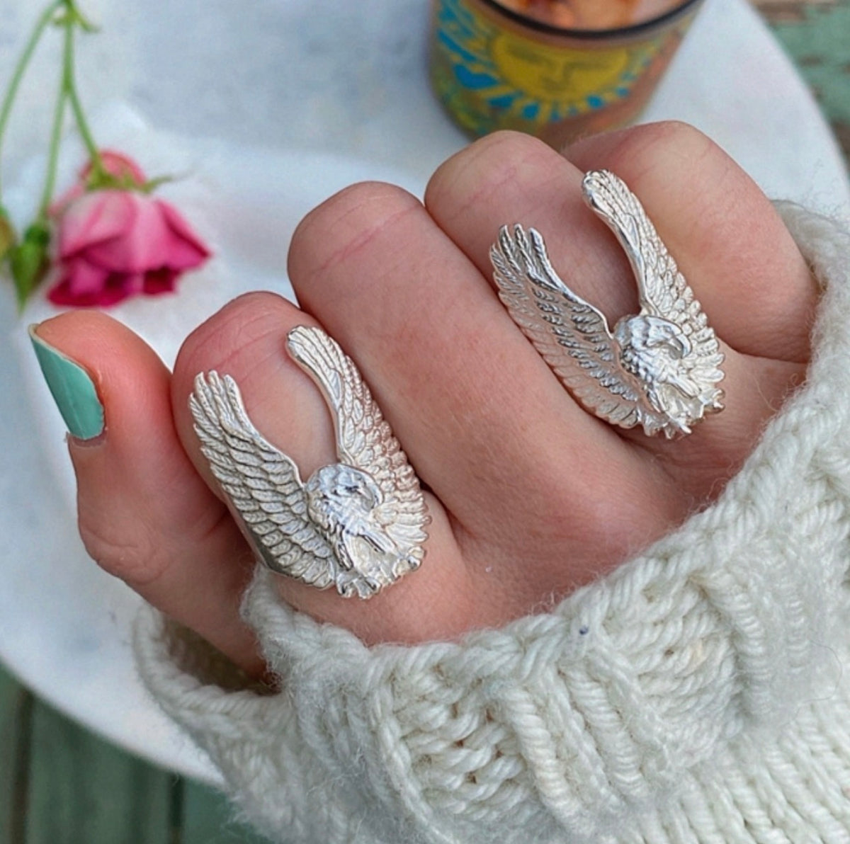 Eagle Ring | Handmade by Ivry Belle Jewelry