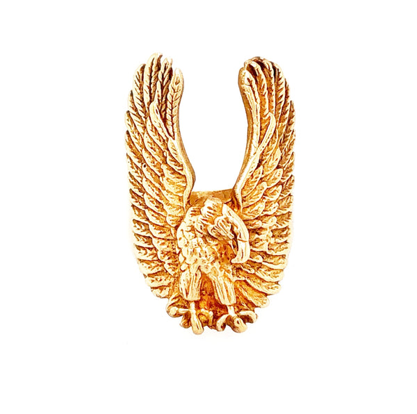 14k Gold Eagle Ring