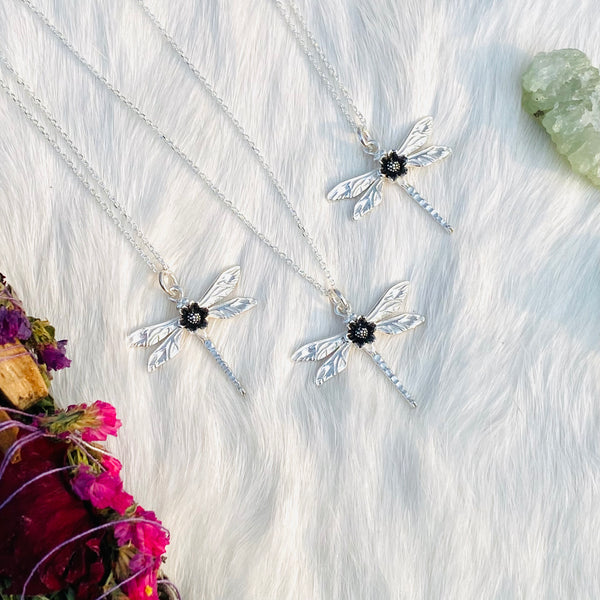 Dragonfly Necklace / Handmade by Ivry Belle Jewelry