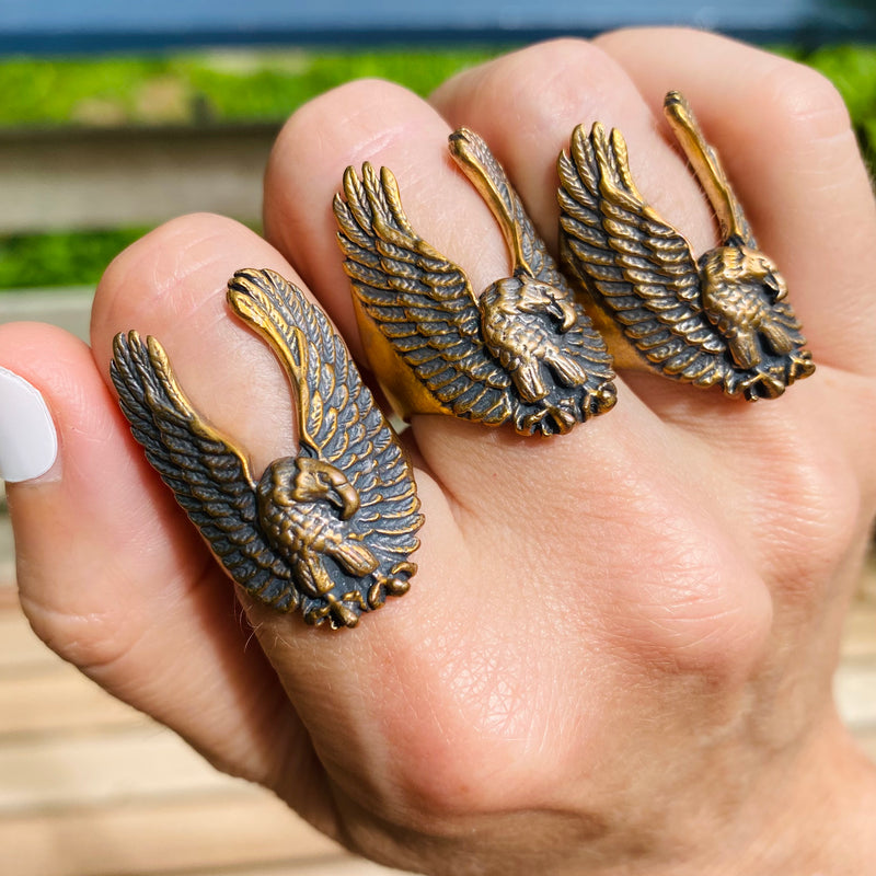 Eagle Ring Handmade by Ivry Belle Jewelry