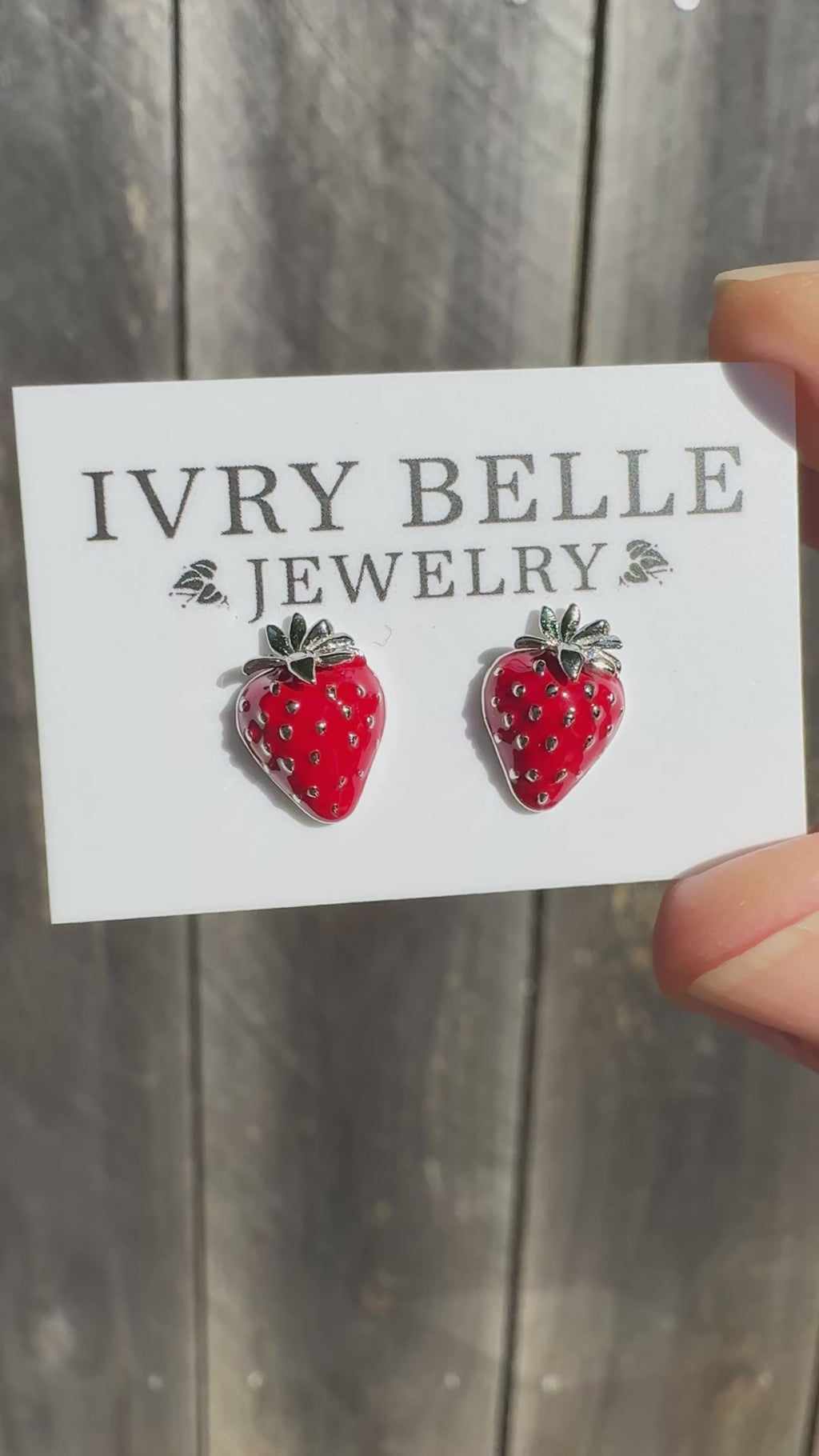 strawberry studs
