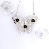 Sterling Silver Butterfly Pendant Necklace / Handmade by Ivry Belle Jewelry