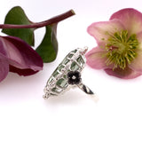 Sterling Silver Amethyst Ring / Handmade by Ivry Belle Jewelry