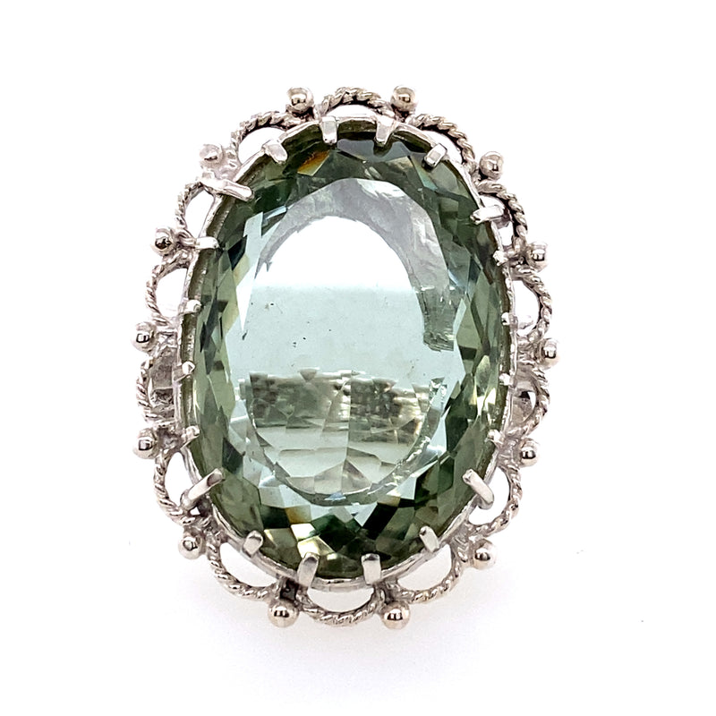 Sterling Silver Amethyst Ring / Handmade by Ivry Belle Jewelry