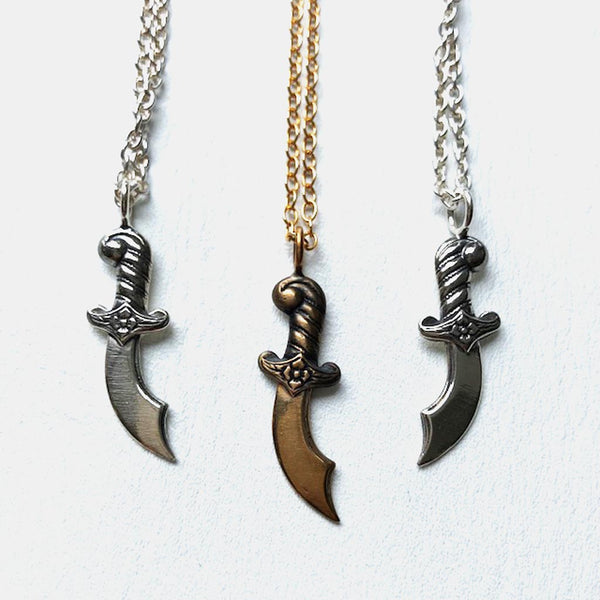 Dagger Necklace Made by Ivry Belle Jewelry / Dagger Necklace