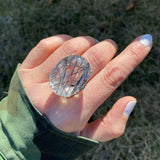 Sterling Silver Rutilated Quartz Ring / Handmade by Ivry Belle Jewelry
