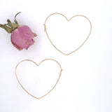 Heart Hoops / Made by Ivry Belle Jewelry