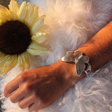 Sterling Silver Butterfly Bracelet / Handmade by Ivry Belle Jewelry