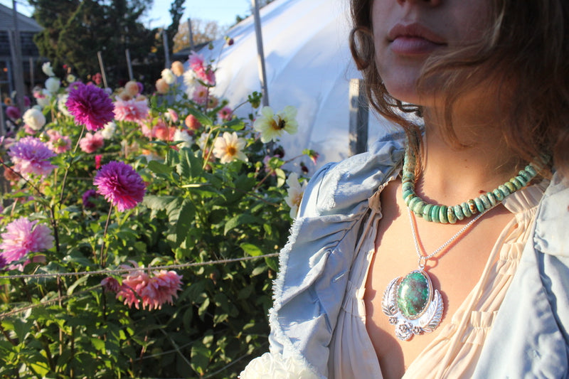 Harvest Turquoise Necklace / Handmade by Ivry Belle Jewelry