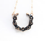 Horseshoe Necklace / Horseshoe Necklace Made by Ivry Belle Jewelry