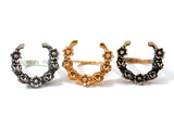 Horseshoe Ring / Horseshoe Ring Made by Ivry Belle Jewelry