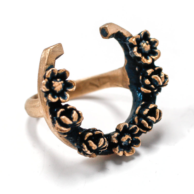 Horseshoe Ring / Horseshoe Ring Made by Ivry Belle Jewelry