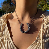 Horseshoe Pendant Necklace / Handmade by Ivry Belle Jewelry