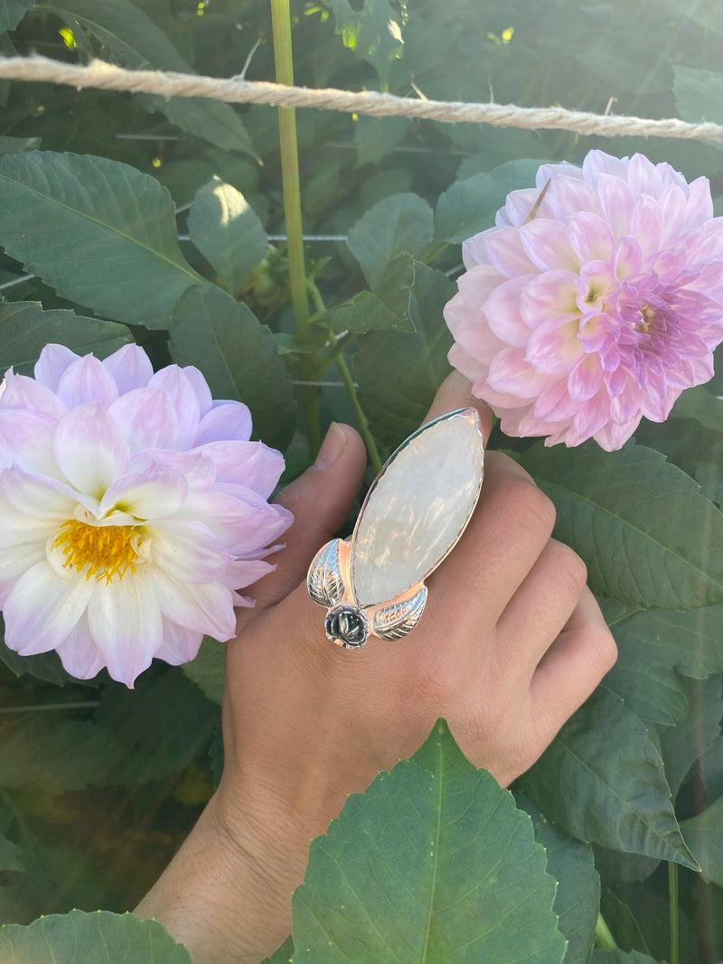 Harvest Moon Struck Ring / Handmade by Ivry Belle Jewelry