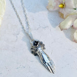 Memento Mori Hand Pendant / Made by Ivry Belle Jewelry