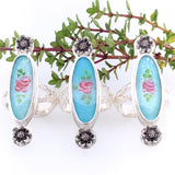 Rose Enamel Ring / Handmade by Ivry Belle Jewelry