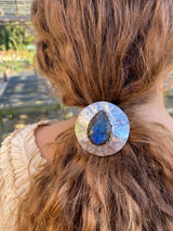 Harvest Moon Labradorite Ponytail Cuff / Handmade by Ivry Belle Jewelry