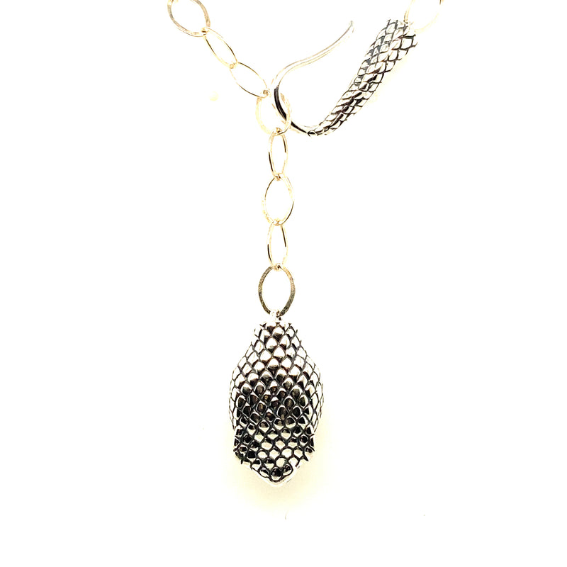 Harvest Snake Lariat Necklace / Handmade by Ivry Belle Jewelry
