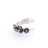 Floral Snake Ring / Handmade by Ivry Belle Jewelry