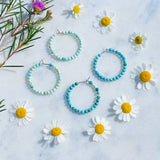 Harvest Turquoise Hoops / Handmade by Ivry Belle Jewelry