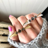Daisy Harpoon Ring / Daisy Harpoon Ring Made by Ivry Belle Jewelry