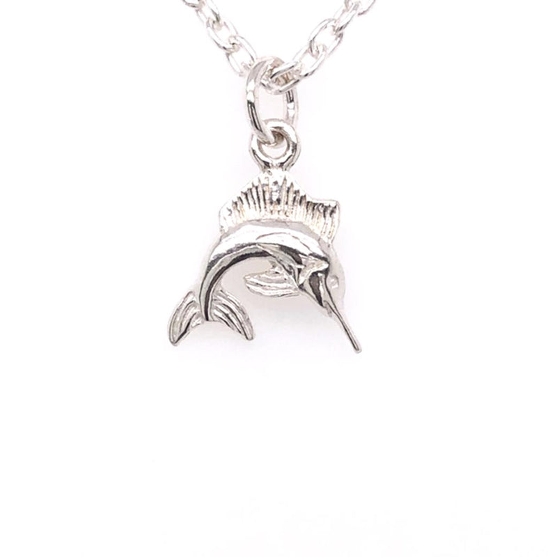 Marlin Pendant Made by Ivry Belle Jewelry / Marlin Pendant Necklace